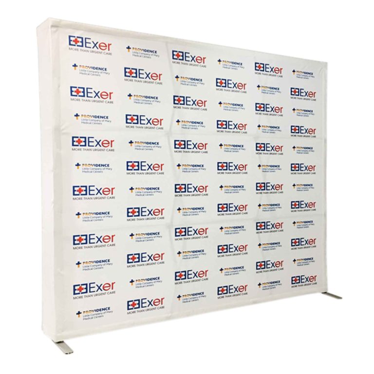 10? Straight Fabric Pop Up Display | Tradeshow | Irvine Orange County Ca