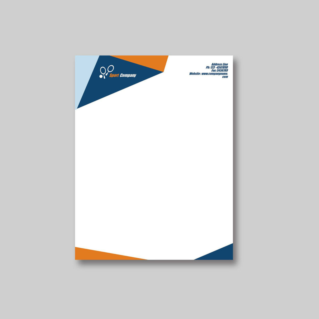 Letterhead - Linen Paper - Irvine Printing & Displays