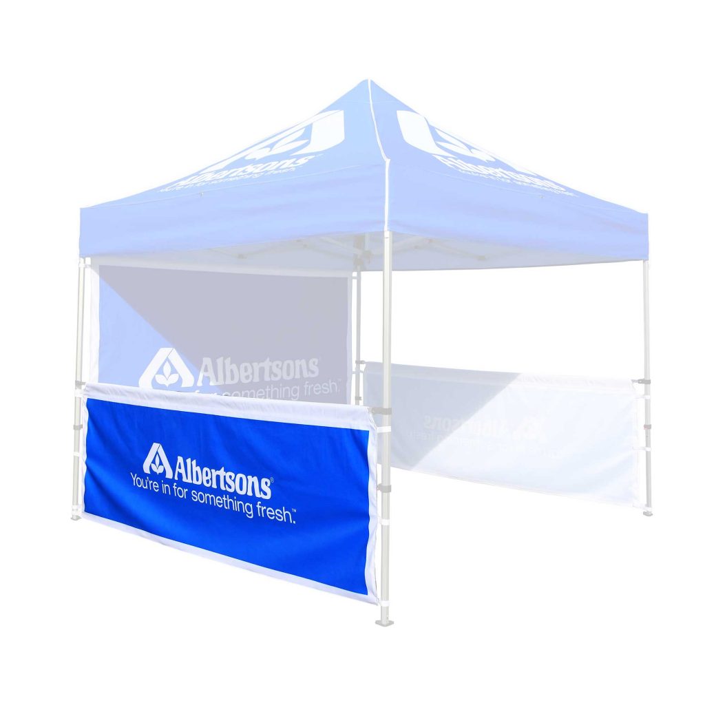 10’X10′ CANOPY SIDEWALL GRAPHIC ONLY (DYE-SUB) - Irvine Printing & Displays